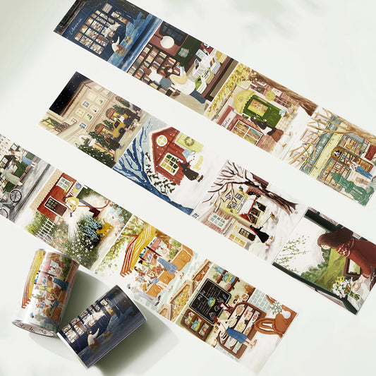 Season's Passing Wide Washi/PET Tape