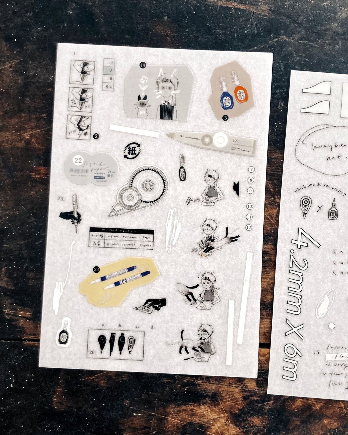 Liquid paper