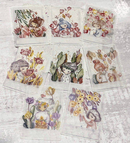 Polaroid Girls (Washi Sticker Set)