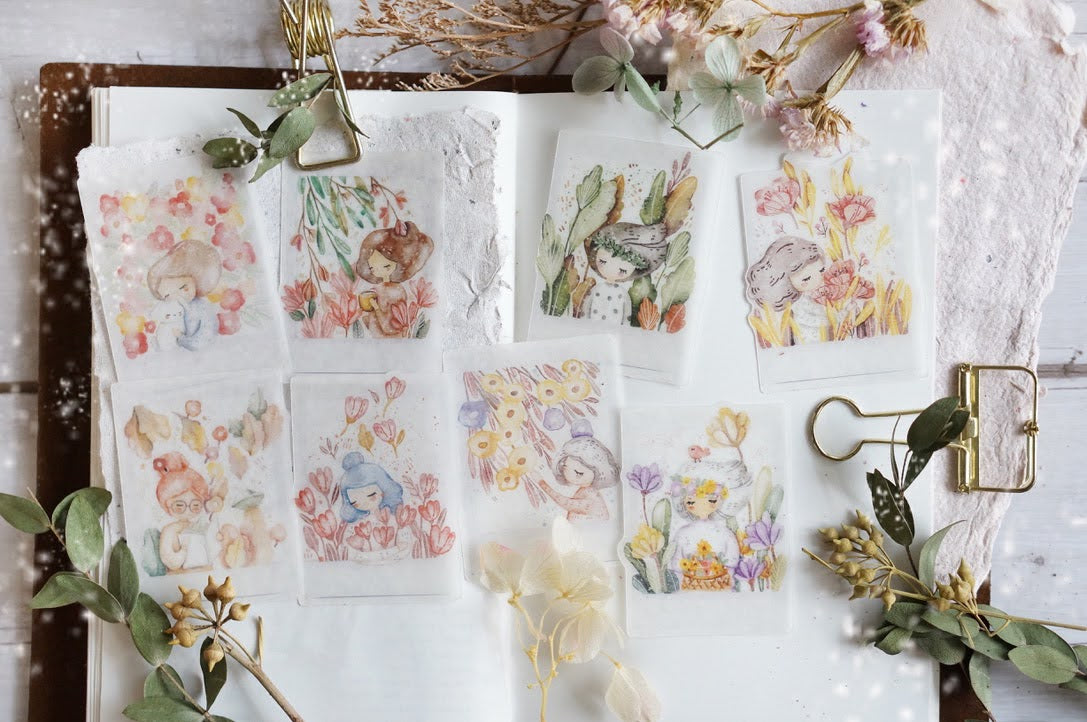 Polaroid Girls (Washi Sticker Set)