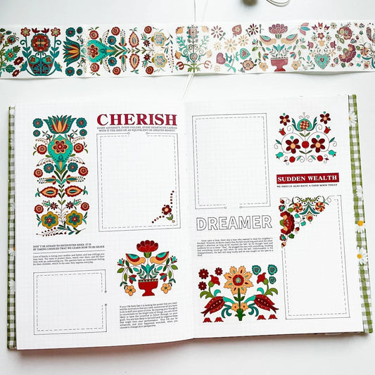 Mosaic Radiance Wide Washi/PET Tape (Gilded)