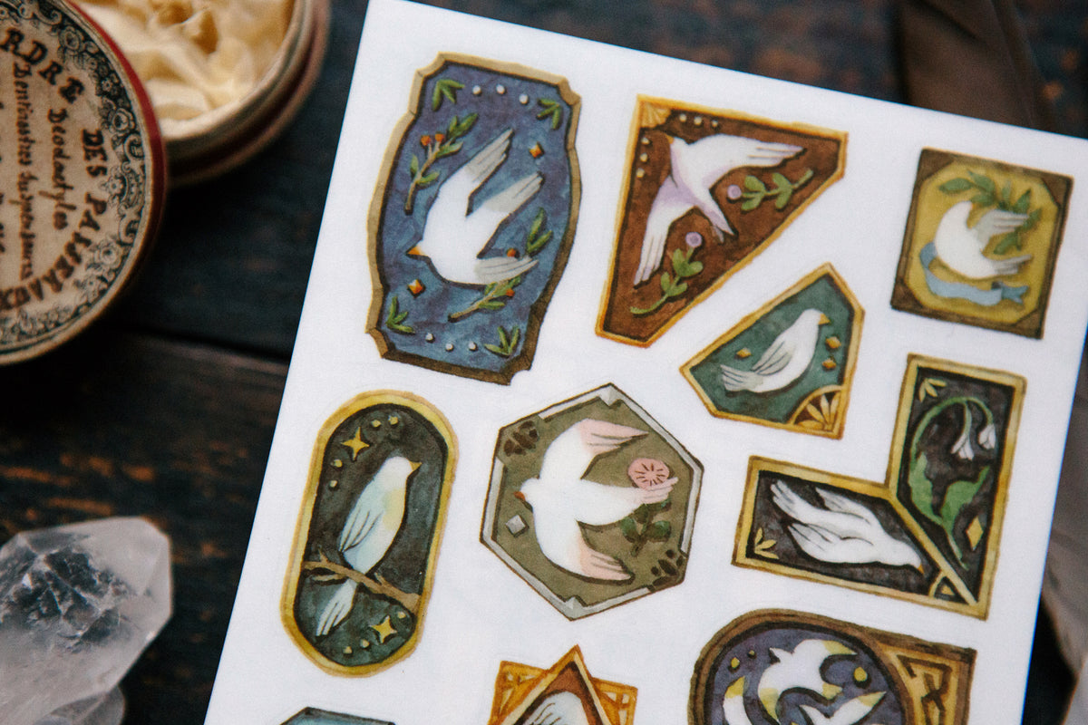 Birds Print-on Sticker