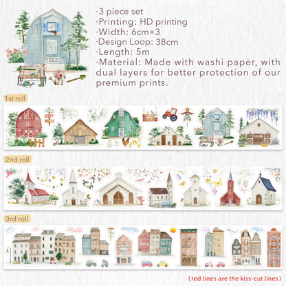 Metro & Meadow Washi Tape Sticker Set