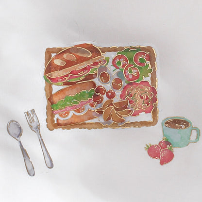Clear Seal Gohan Diary (Western Style Bento)