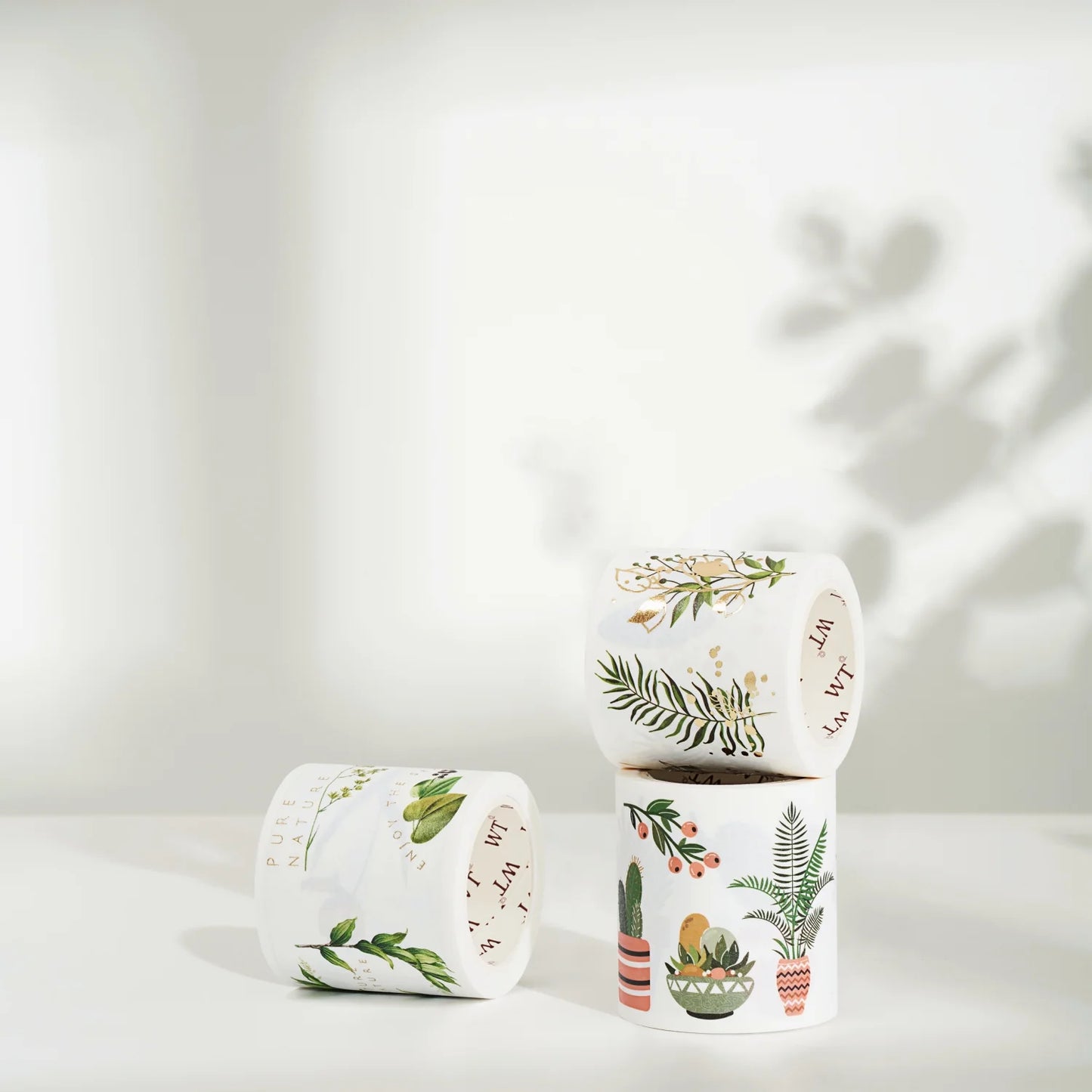 Green Oasis Washi Tape Sticker Set