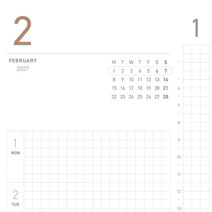 2027 Regular Planner - English Version A5
