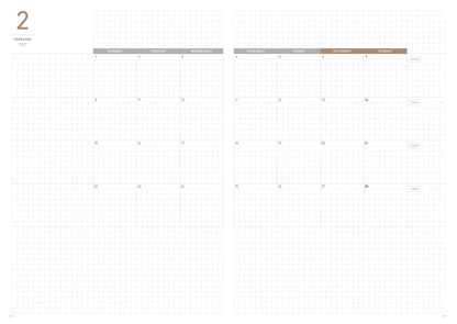 2027 Regular Planner - English Version A5
