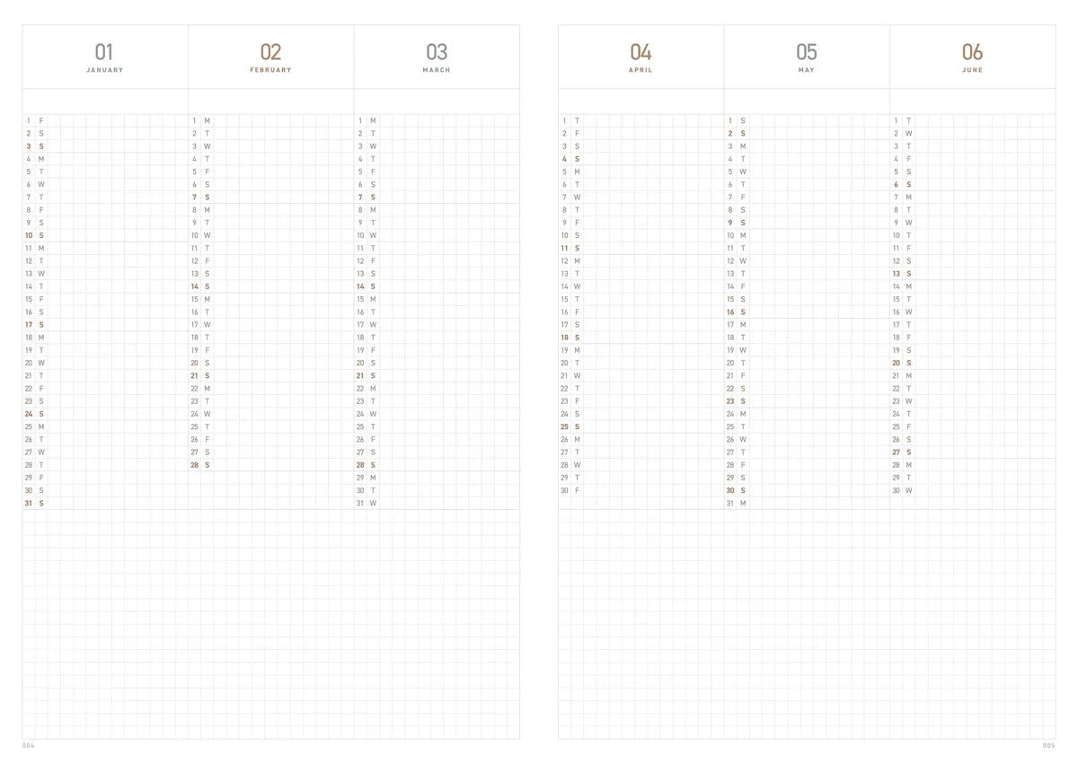 2027 Regular Planner - English Version A5