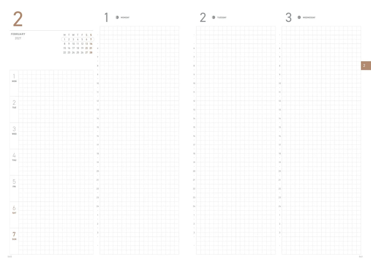 2027 Regular Planner - English Version A5