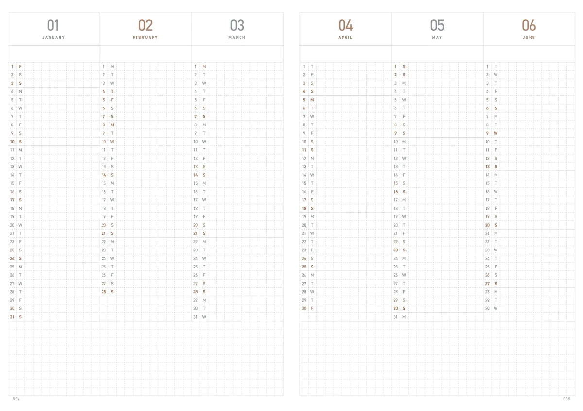 2027 Mini Planner A6