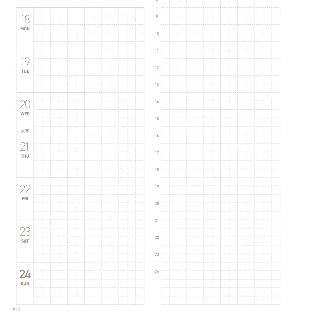 2027 Mini Planner A6