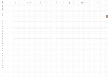 2027 Medium Weeks Planner B6