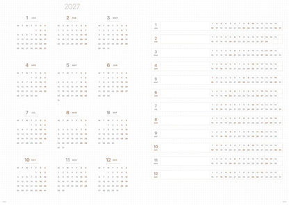 2027 Medium Weeks Planner B6
