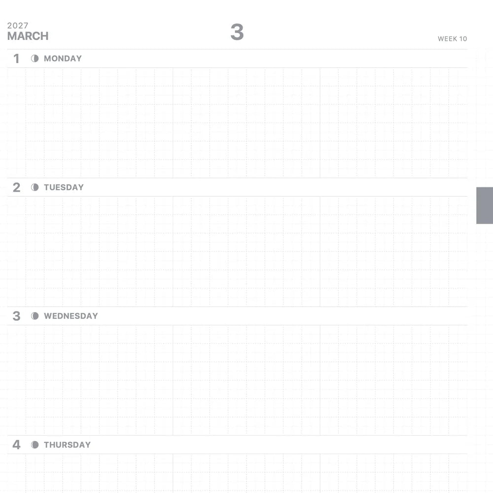 2027 Slim Biweek Planner