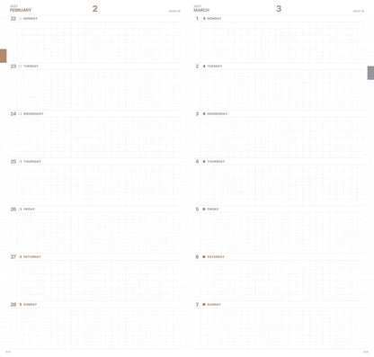 2027 Slim Biweek Planner