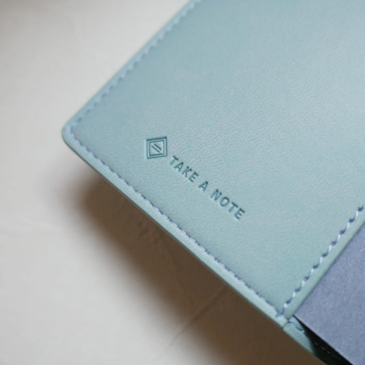 Planner PU Cover A6 Pale Blue