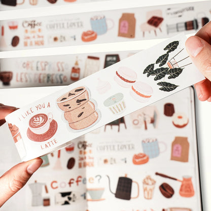 Coffee? Washi Tape Sticker Set