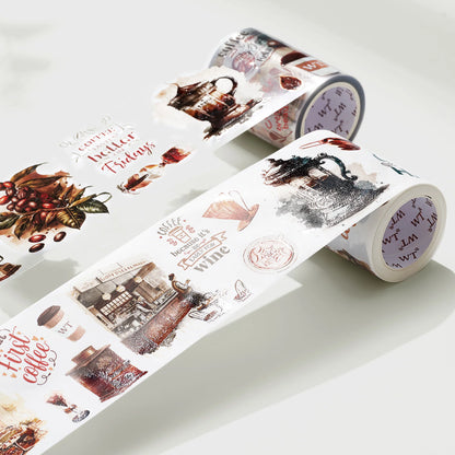 Caffeine Canvas Wide Washi/PET Tape