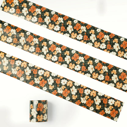 Rustic Camellia Wide Washi Tape Set