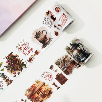 Caffeine Canvas Wide Washi/PET Tape
