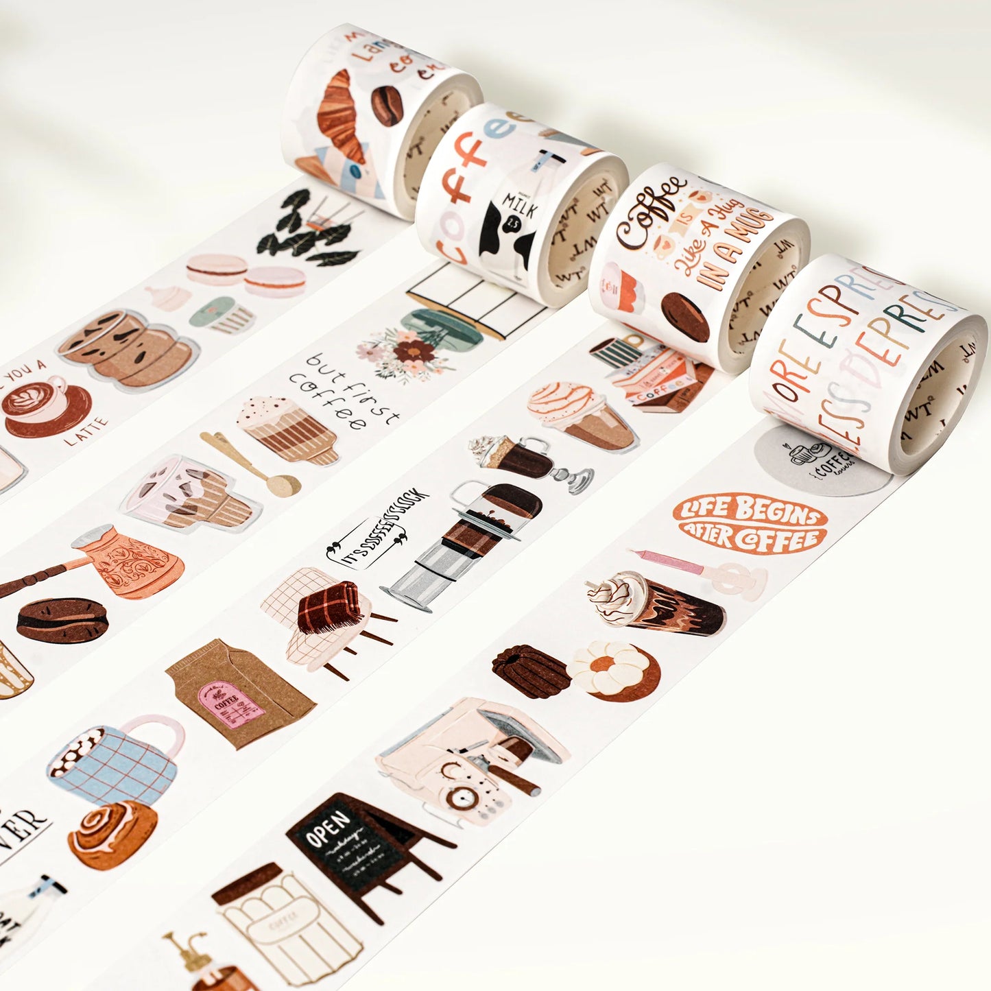 Coffee? Washi Tape Sticker Set