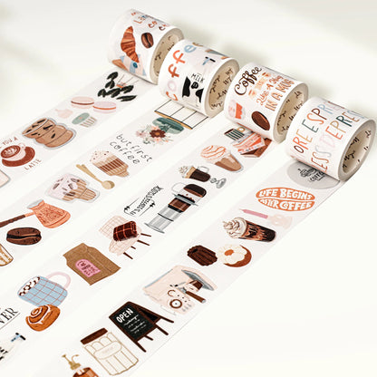 Coffee? Washi Tape Sticker Set