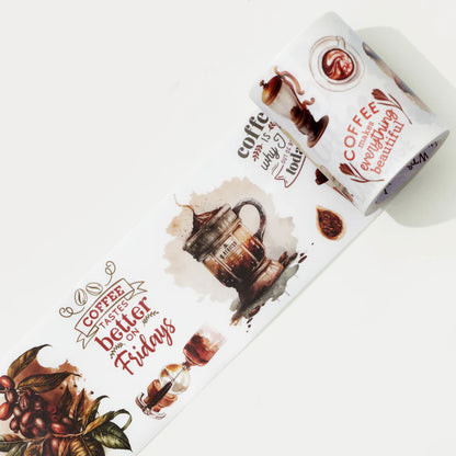 Caffeine Canvas Wide Washi/PET Tape
