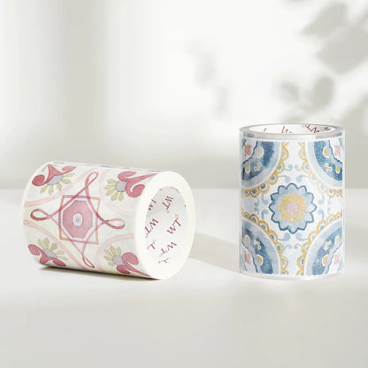 Mediterranean Tiles Wide Washi/PET Tape