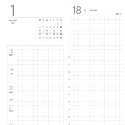2027 Mini Planner A6