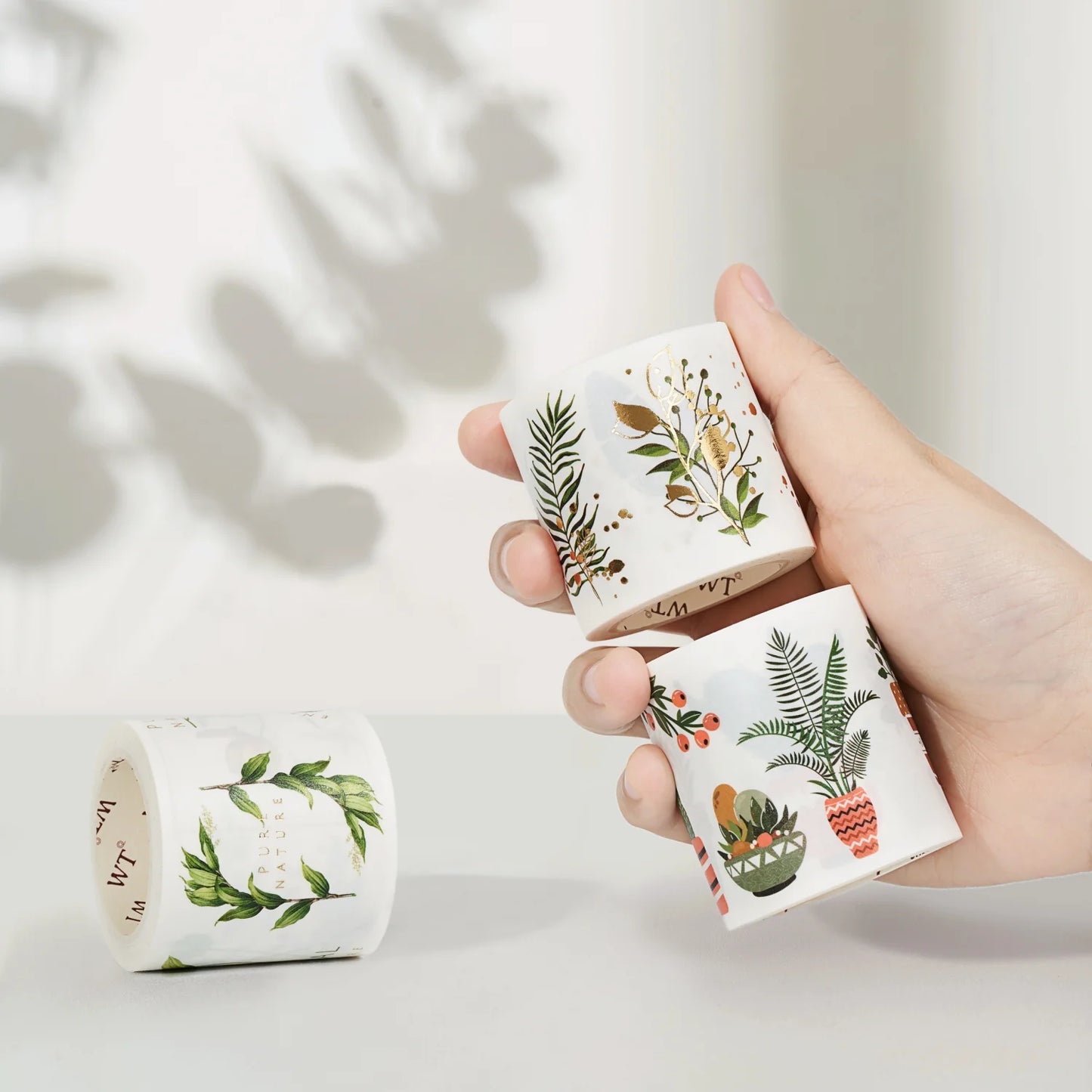 Green Oasis Washi Tape Sticker Set