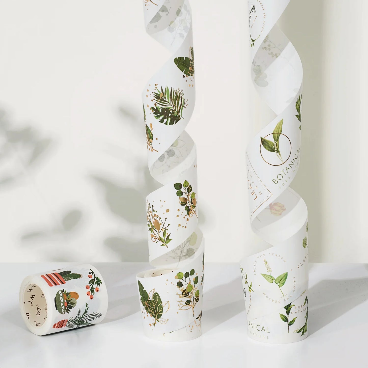 Green Oasis Washi Tape Sticker Set