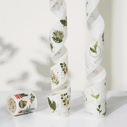Green Oasis Washi Tape Sticker Set