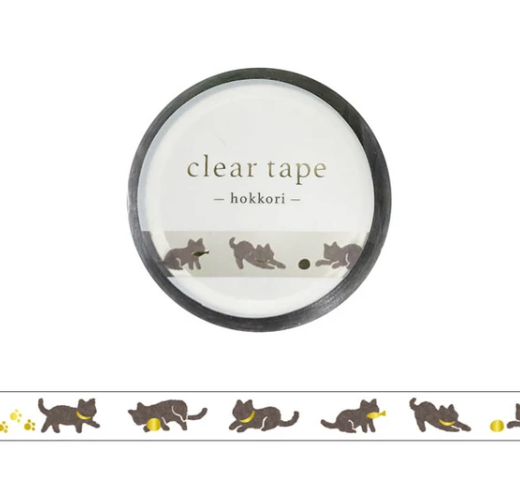 PET Tape 7mm - Hokkori Kuroneko
