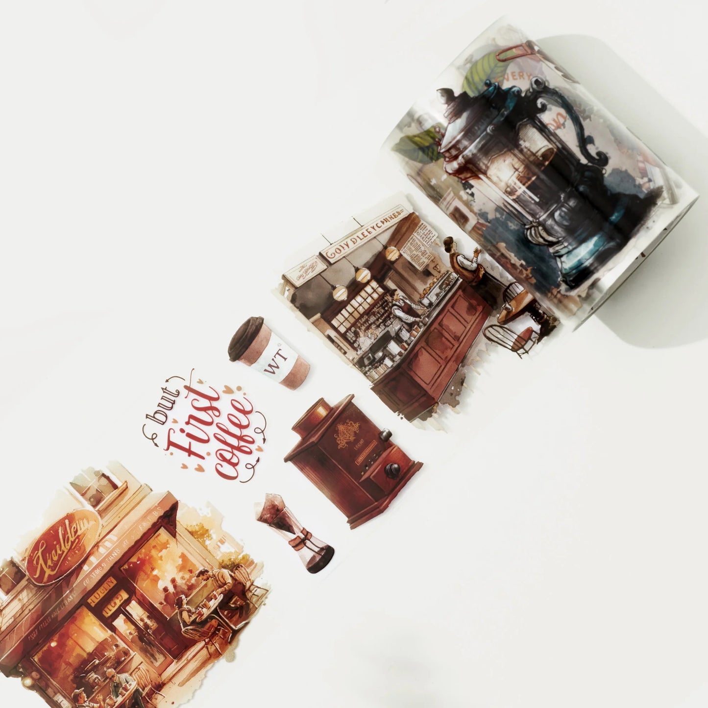 Caffeine Canvas Wide Washi/PET Tape