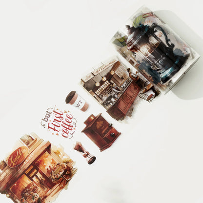 Caffeine Canvas Wide Washi/PET Tape