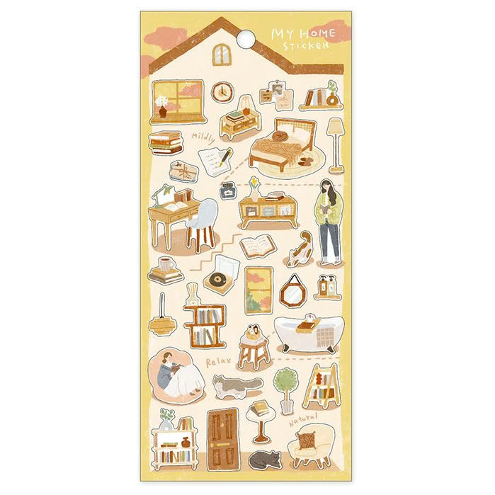 My Home Sticker (Reading Time)