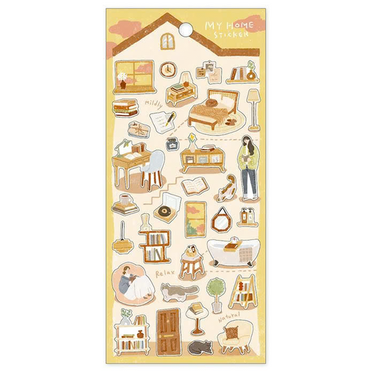 My Home Sticker (Reading Time)