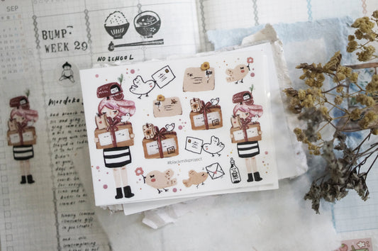 Delivery Girl (Mini Sticker Sheet)