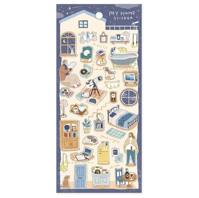 My Home Sticker (Starry Sky Time)