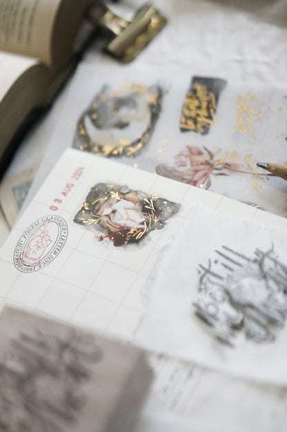 Prayer (Washi with Gold Foil)