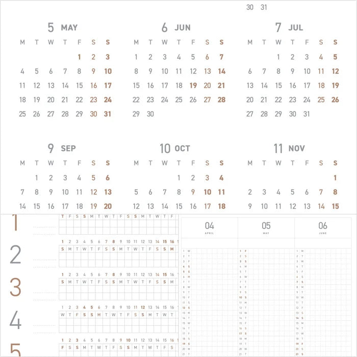 2027 Mini Planner A6