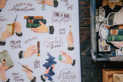 Hands Print-on Sticker
