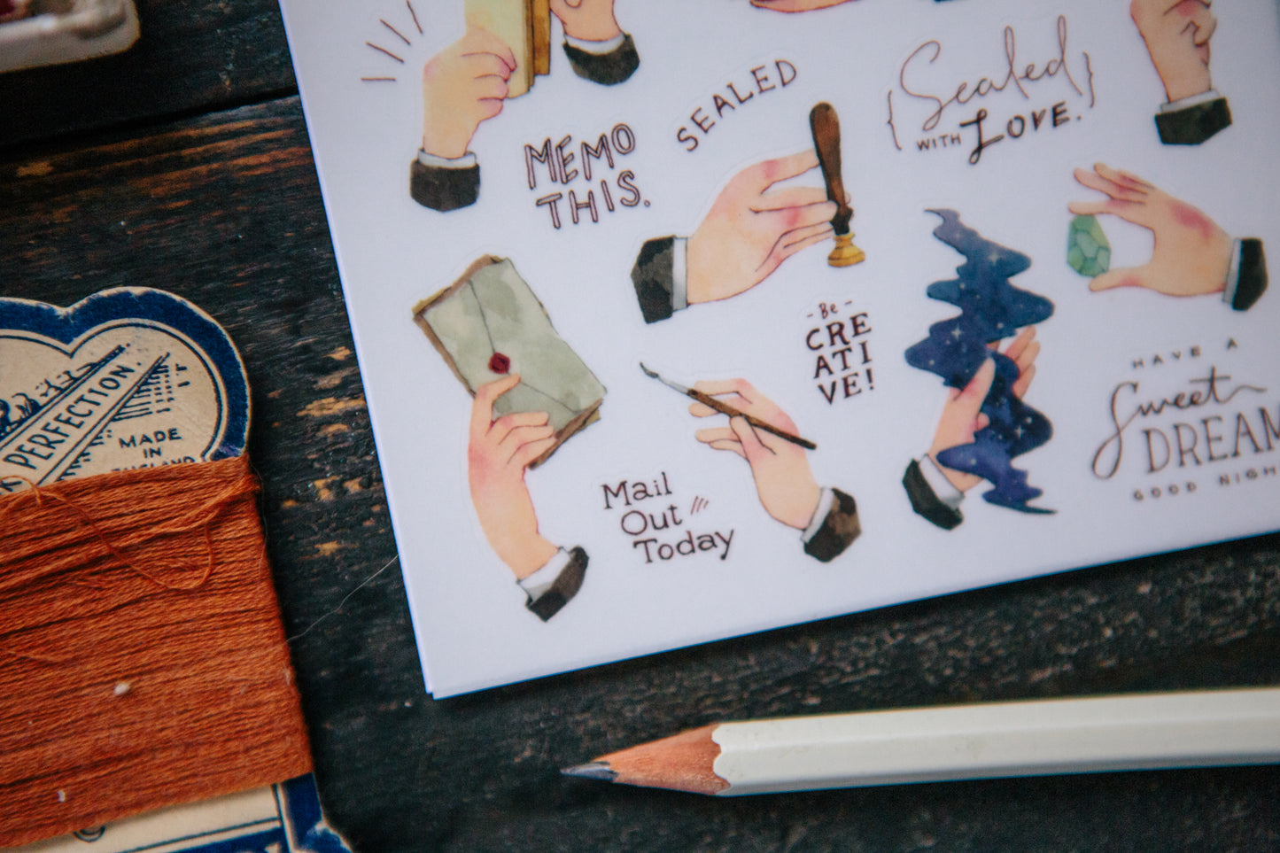 Hands Print-on Sticker