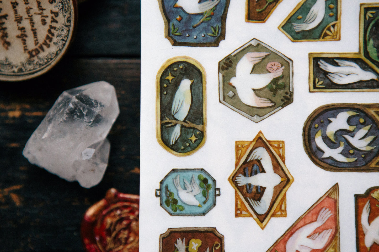 Birds Print-on Sticker