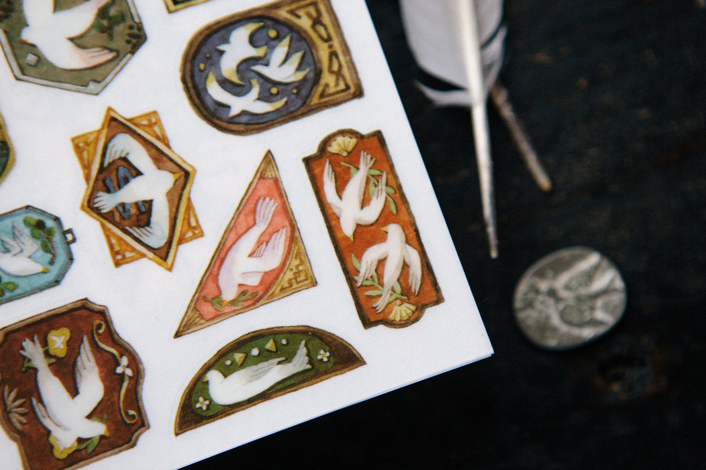 Birds Print-on Sticker