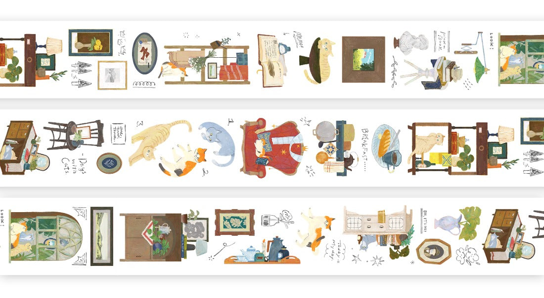 Life With Cats PET Tape