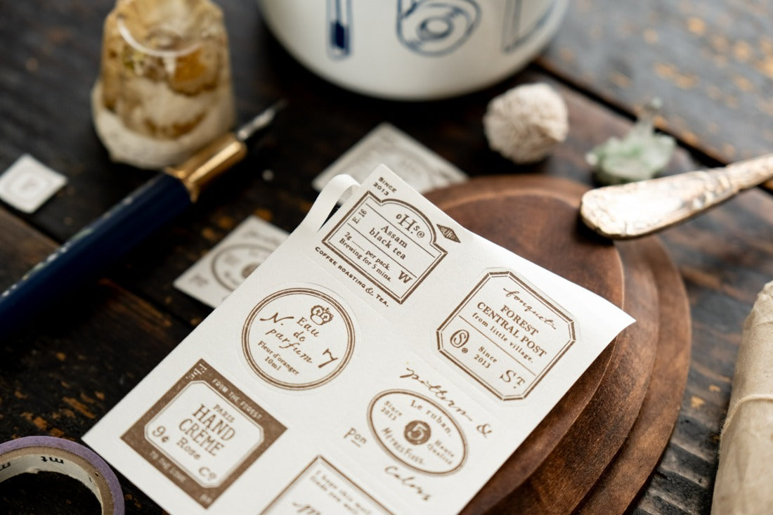 Grocery Labels Letterpress Book