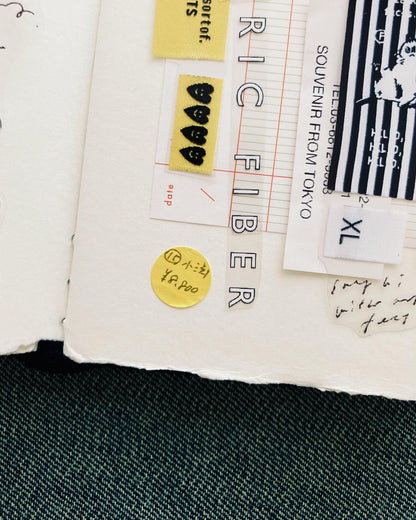 the fabric label.
